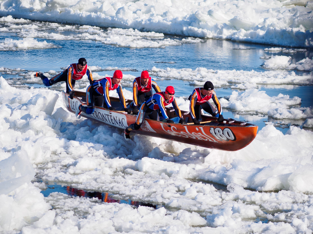 Ice canoeing