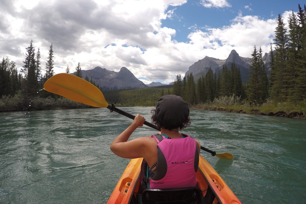 Recent paddling trip from Banff to Canmore on the Bow River