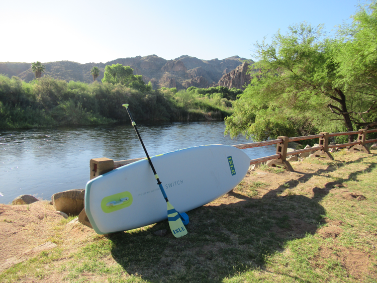 SUP on Salt River, Arizona